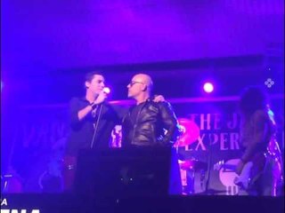 Bruce Willis con Danann en la Chiche Fest!