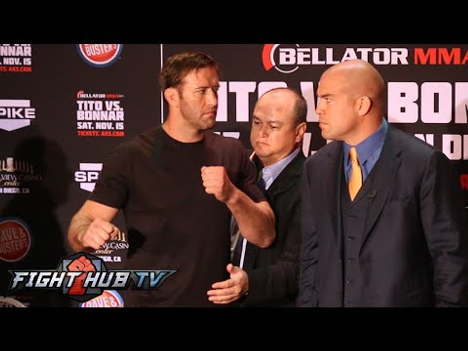 Tito Ortiz vs. Stephan Bonnar full video - final press conference & face off