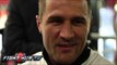 Sergey Kovalev says first 18 fights fought for free; Wants to create history for self & family