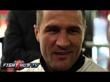 Sergey Kovalev says first 18 fights fought for free; Wants to create history for self & family