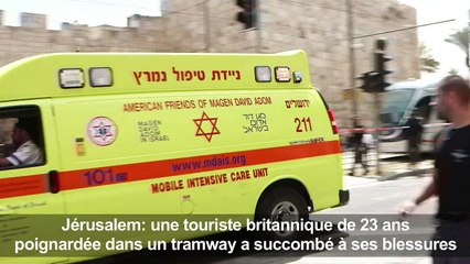 Jérusalem: une touriste britannique tuée à coups de couteau
