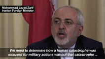 Iran's FM calls for investigation into Syria chemical attack