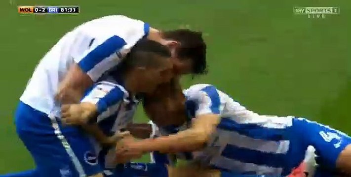 Anthony Knockaert 2nd Goal HD - Wolves 0-2 Brighton 14.04.2017