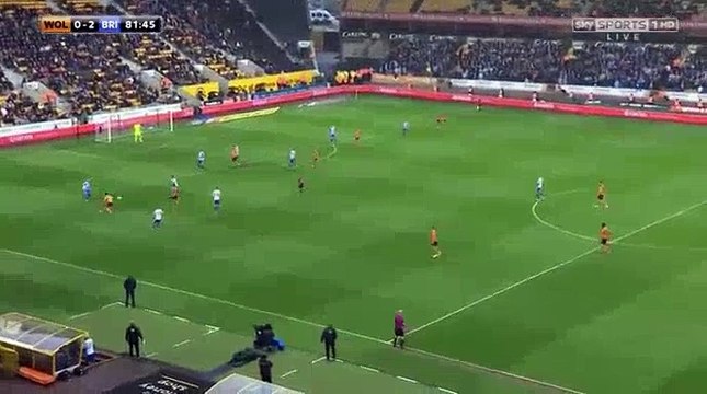Anthony Knockaert Second Goal HD - Wolverhampton 0-2 Brighton & Hoves - 14.04.2017 HD