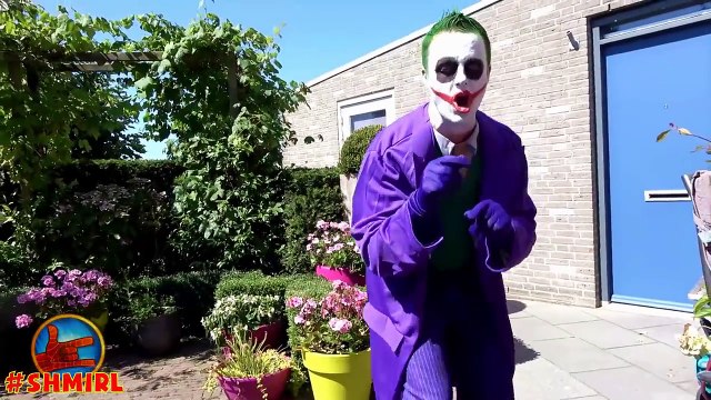 BAD BABY Joker CAKE Prank! Food Fight! w_ Joker Dad, Joker Girl Fun Princess & H