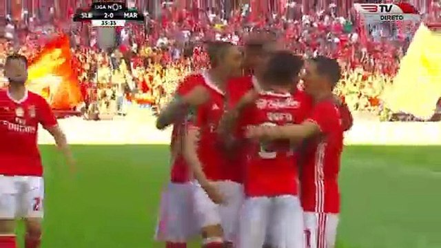 Jonas Goalllllll HD - Benfica 2 - 0 Maritimo - 14.04.2017 (Full Replay)