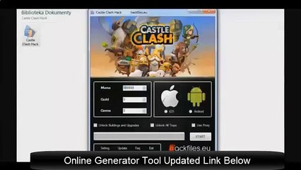 Castle Clash Hack Tool Cheats Free  Android iOS Unlimited Gems and Gold No Download1