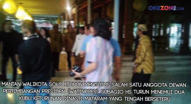Jelang Kenaikan Tahta Kraton Solo Memanas, Presiden Utus Wantimpres Redam Kemelut