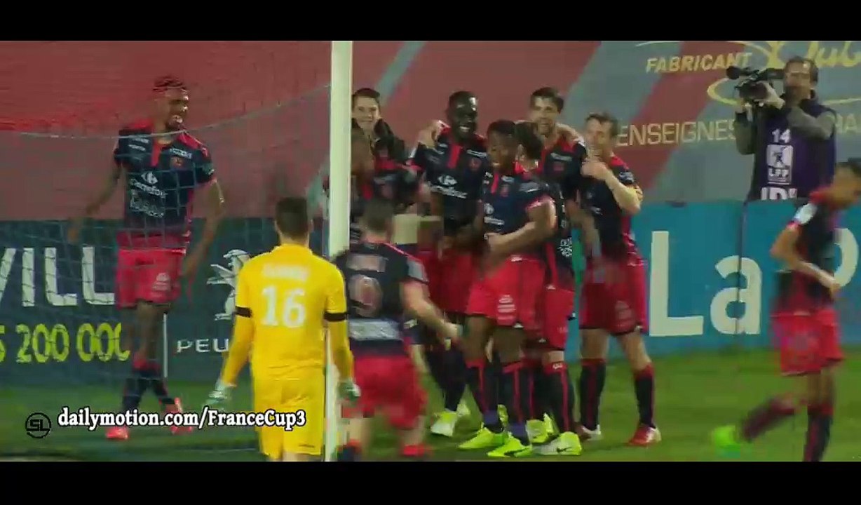 Cedric Hountondji Goal HD - GFC Ajaccio 1-0 Clermont - 14.04.2017