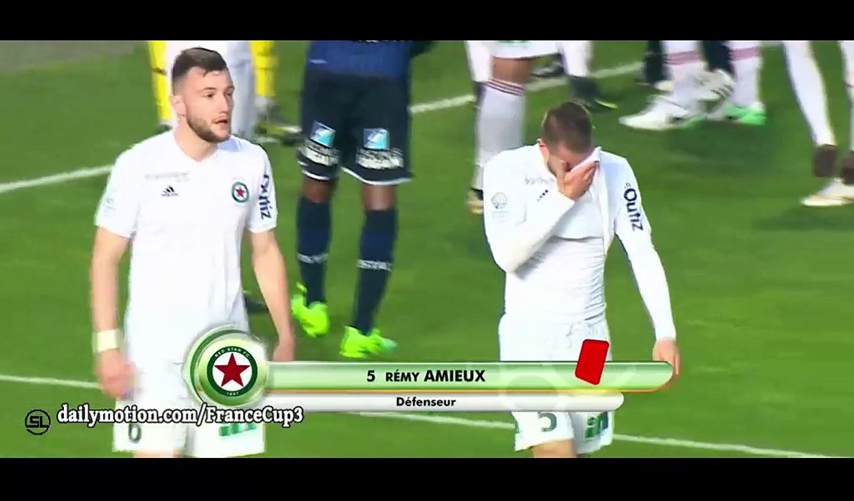 Remy Amieux RED CARD HD - Troyes 1-0 Red Star - 14.04.2017