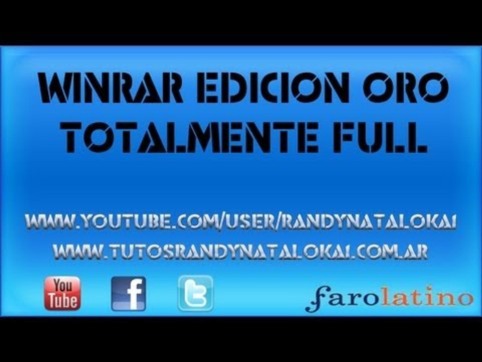 Winrar: Edicion Oro [Mas Rapido] [Full]