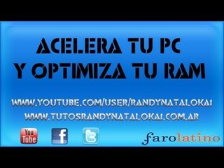 Acelera tu pc y optimiza tu memoria RAM
