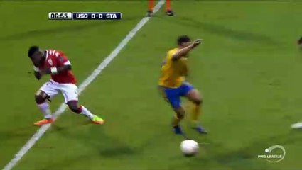 Yannick Aguemon Goal HD - St. Gilloise 1-0 St. Lieja 14.04.2017