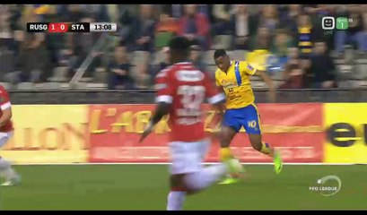 Yannick Aguemon Goal HD - St. Gilloise 1-0 St. Liege - 14.04.2017