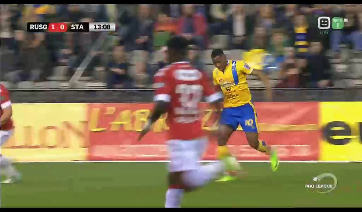 Yannick Aguemon Goal HD - St. Gilloise 1-0 St. Liege - 14.04.2017