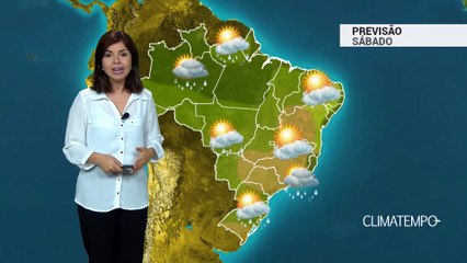 Previsão Brasil – Frente fria avança pelo Sul