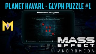 Mass Effect Andromeda Guide: Planet Havarl - Glyph Puzzle #1