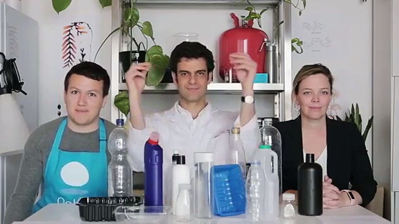 Des capsules d'eau sans plastique