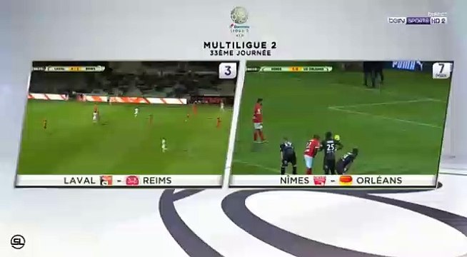 Teji Savanier Penalty Goal HD - Nimes 2-0 Orleans 14.04.2017