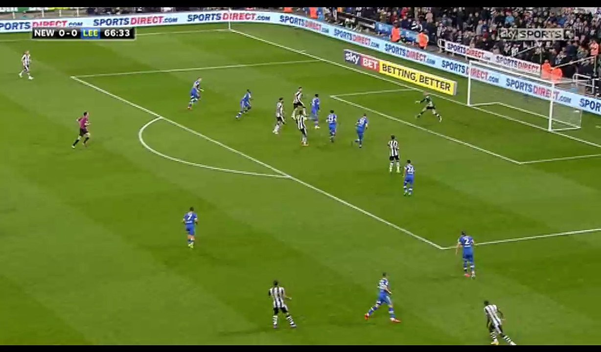 Jamaal Lascelles Goal HD - Newcastle Utd 1-0 Leeds - 14.04.2017