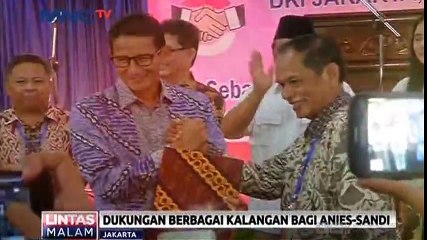 Dukungan Berbagai Kalangan Bagi Anies-Sandi