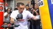 Gennady Golovkin vs. Marco Antonio Rubio- Rubio media workout mitts + heavy bag