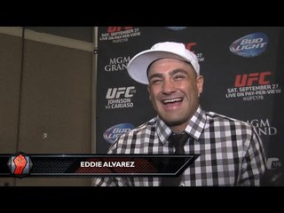 UFC 178- Eddie Alvarez "Donald Cerrone freezes, I can stop him! I can get a Finish!