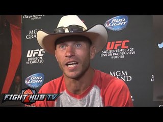 UFC 178 video: Donald Cerrone does not give a sh*t about title. Looks to put Eddie Alvarez away
