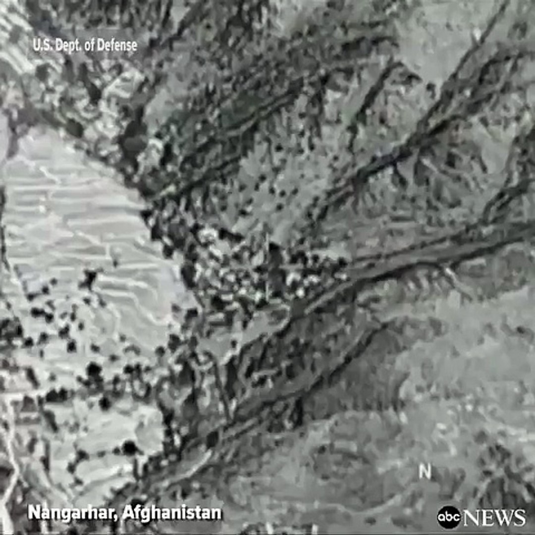 'Mother of all bombs' video: Footage shows US dropping biggest non-nuclear bomb on Isis in