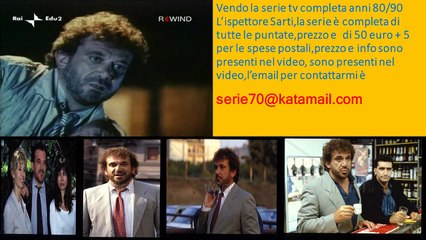 L'ispettore Sarti TUTTe le stagioni in DVD - versione Italiana