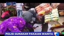 Menyamar Sebagai Wanita, Polisi Tangkap Copet di Pasar 16 Ilir Palembang