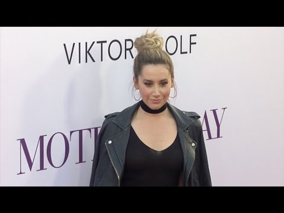 Ashley Tisdale "Mother's Day" World Premiere Red Carpet Fashion Broll