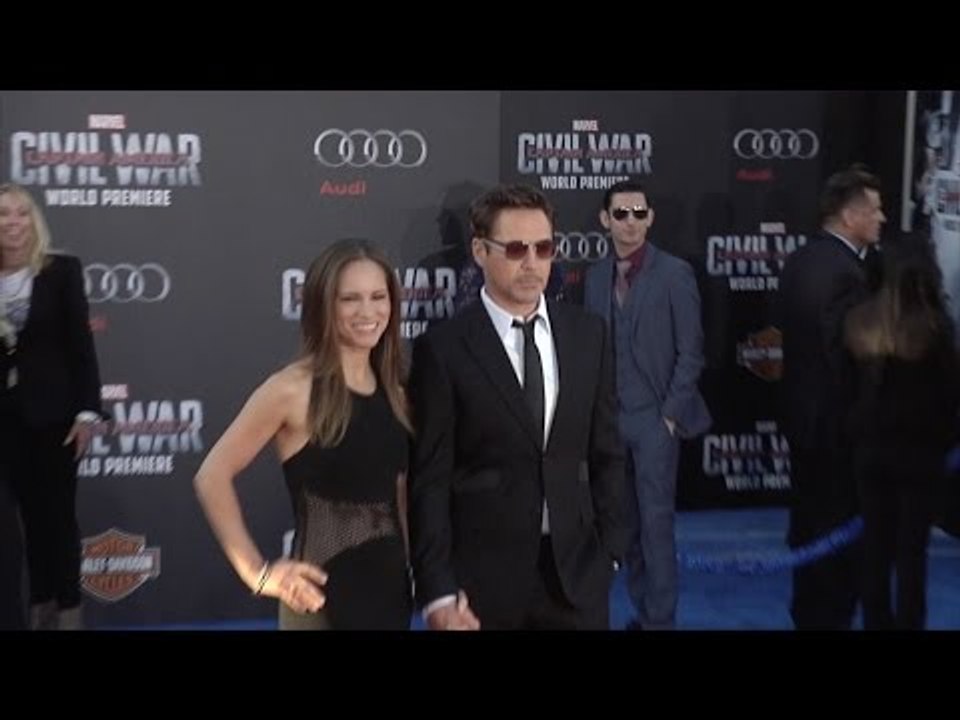 Robert Downey Jr. "Captain America Civil War" World Premiere Red Carpet Fashion Broll