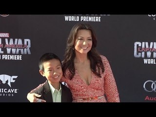 Ming-Na Wen "Captain America Civil War" World Premiere Red Carpet Fashion Broll