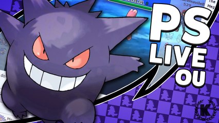 "GENGAR SCARF TRICK SALVA VIDAS" - Pokémon Sun & Moon Showdown Live (Overused) || Klaw Office