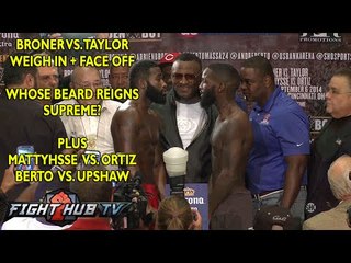 Adrien Broner vs. Emmanuel Taylor Full weigh in + face off video