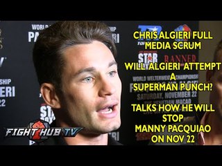 Pacquiao vs. Algieri- WIll Chris Algieri attempt a superman punch on Pacquiao?