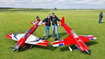 EXTREME FLIGHT MXS 104' & HANGAR 9 EXTRA 300X DUO 3D RC FLIGHT - DEANO & PAUL - RAMSEY MAC - 201-j-