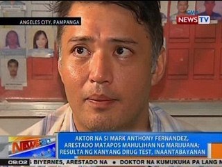 NTG: Mark Anthony Fernandez, arestado matapos mahulihan ng marijuana