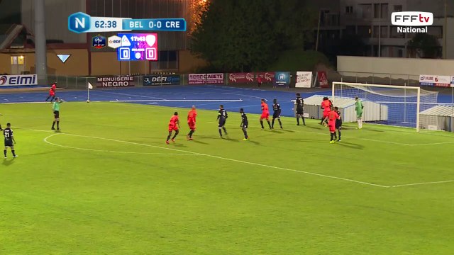 Corner mal frappé au second poteau.