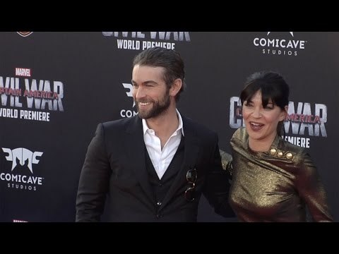 Chace Crawford & Jessica Szohr Captain America Civil War World Premiere Red Carpet Fashion Broll