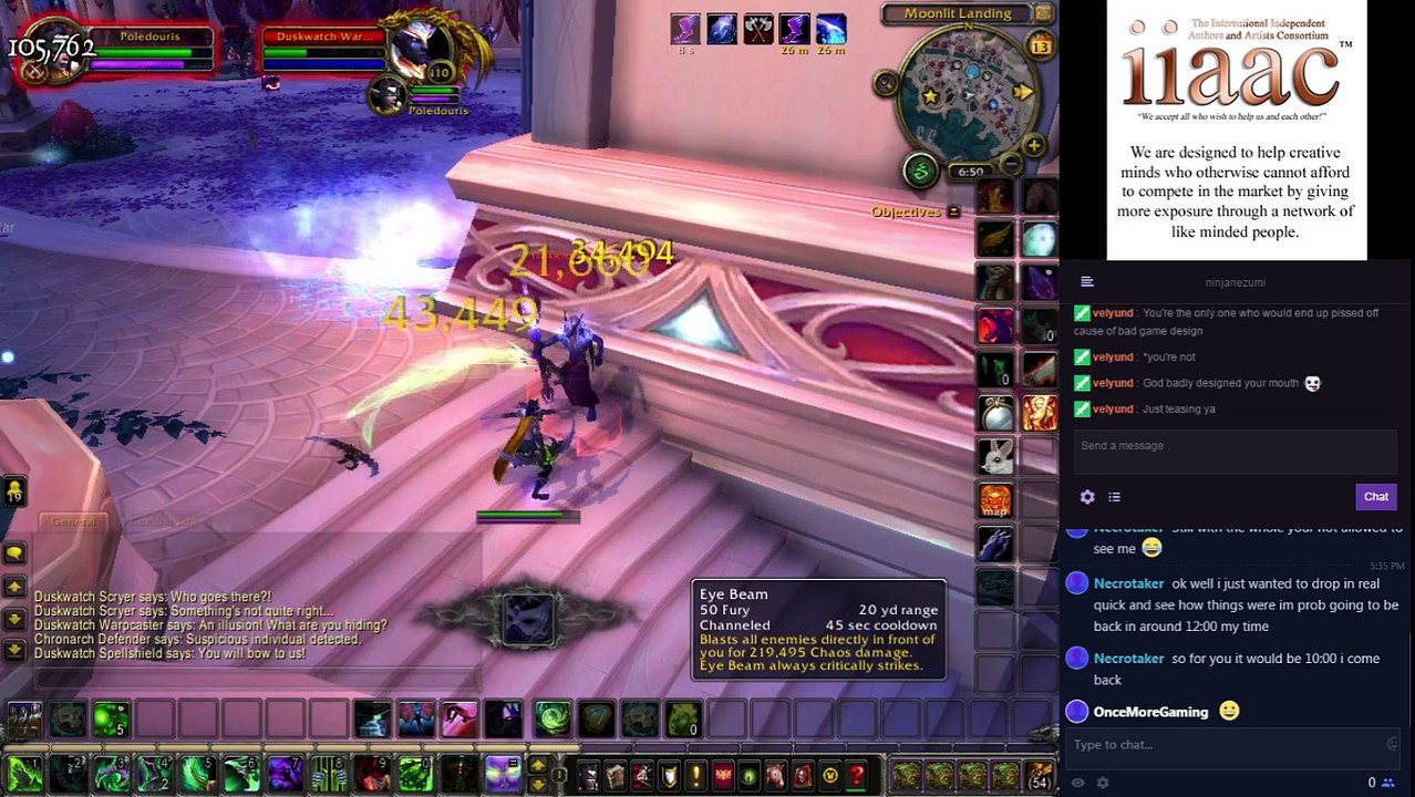 The most Unprofessional Stream World of Warcraft Demon Hunter 2017-074 Twinkle Twinkle Little Star Monsters