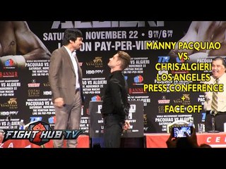 Manny Pacquiao vs. Chris Algieri- Full press conference + face off