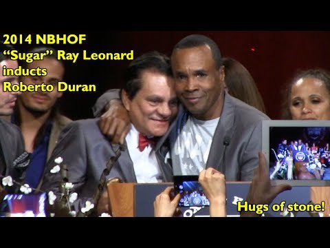 2014 NVBHOF: Sugar Ray Leonard inducts Roberto Duran
