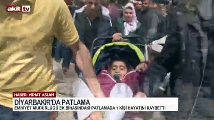 Diyarbakır'da Çevik Kuvvet Şube Müdürlüğü'nde Patlama.