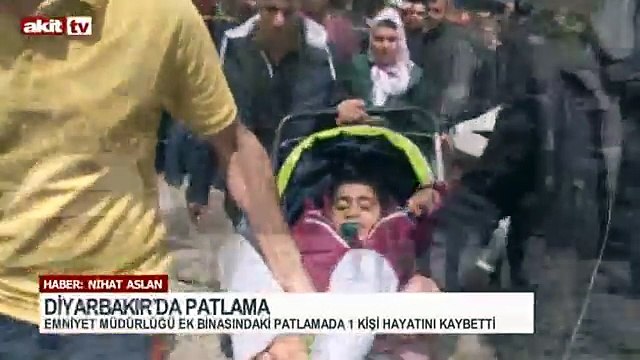 Diyarbakır'da Çevik Kuvvet Şube Müdürlüğü'nde Patlama.