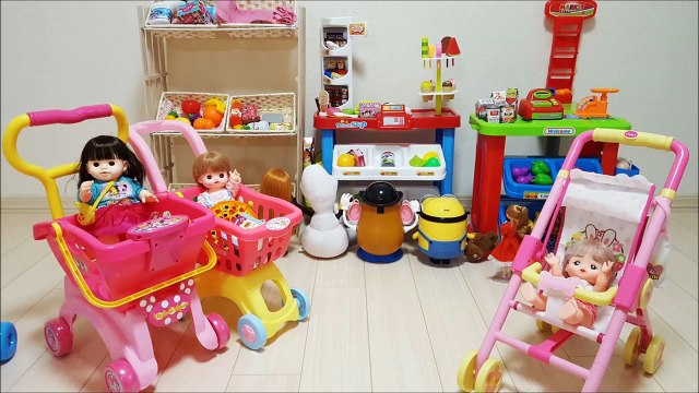 メルちゃん ネネちゃんショッピングに行くよ！メルちゃんバーゲンの怖さを知る ❤ トイキッズ おもちゃ アニメ キッズ お買い物 ごっこ 遊び 子供向け Toy