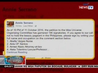 BP: Miss Universe 2016, gaganapin pa rin sa Pilipinas ayon sa DOT