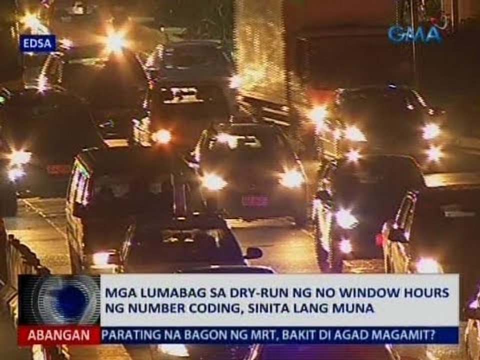 Saksi: Mga lumabag sa dry-run ng no window hours ng number coding, sinita lang muna