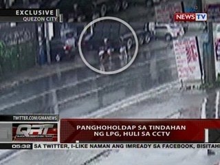 QRT: Panghoholdap sa tindahan ng LPG, huli sa CCTV